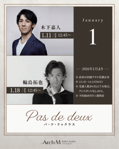 1月 Pas de deux Class